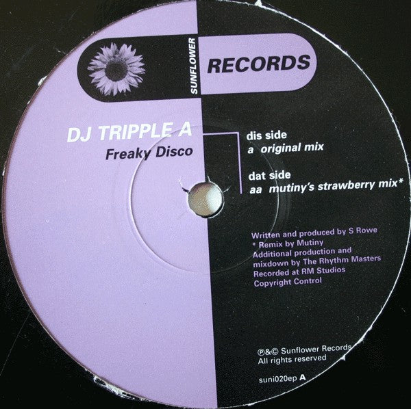 DJ Tripple A : Freaky Disco (12")