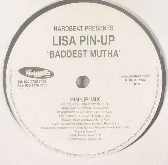 Hardbeat Presents Lisa Pin-Up : Baddest Mutha (Remixes) (12")