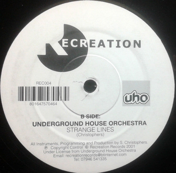Underground House Orchestra : Miami Flight / Strange Lines (12")