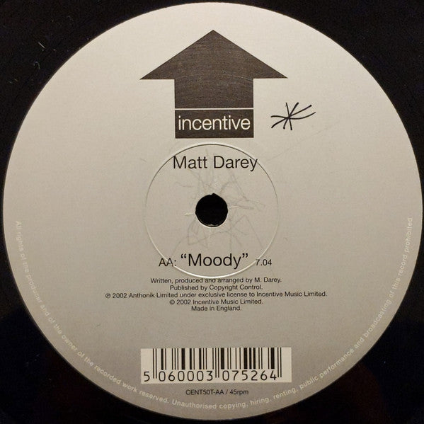 Matt Darey & Marcella Woods : U Shine On & Moody (12")