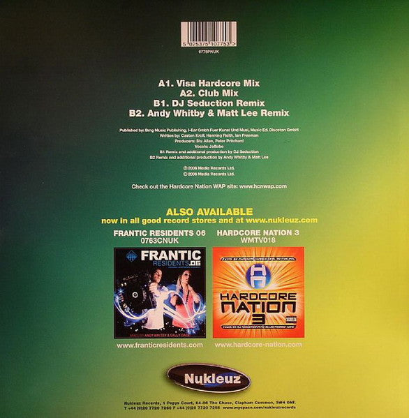 Stu Allan : Music's Got Me (12")