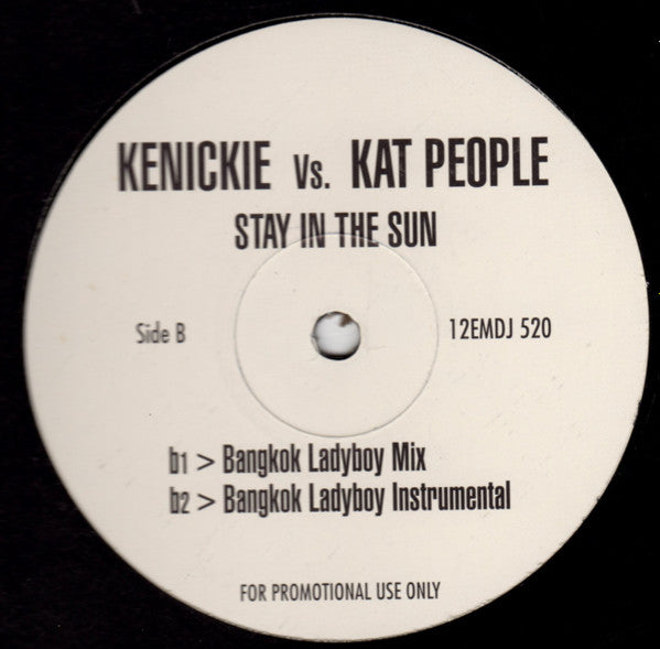Kenickie Vs. Xenomania / Kenickie Vs. Katpeople : Stay In The Sun (12", Promo)