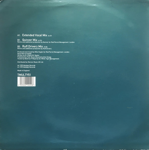 Mike Koglin Feat. Beatrice : On My Way (12")