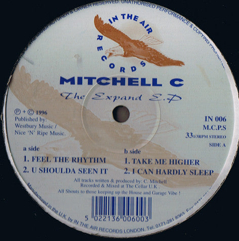 Mitchell C* : The Expand E.P (12", EP)