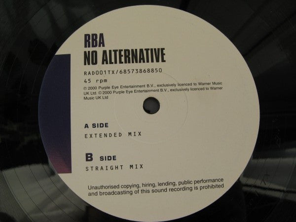 RBA* : No Alternative (2x12")
