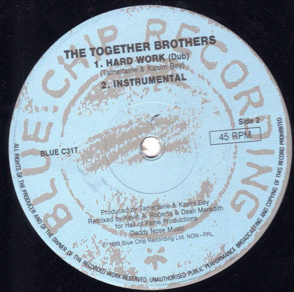 The Together Brothers : Hard Work (12")