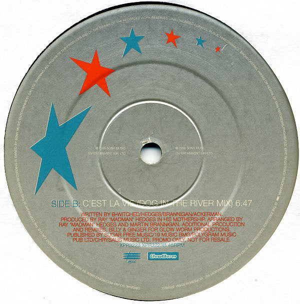 B*Witched : C'est La Vie (Remixes) (12", Promo)