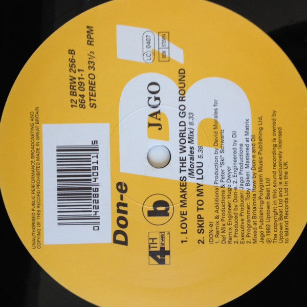 DON-E : Peace In The World (12", Single)