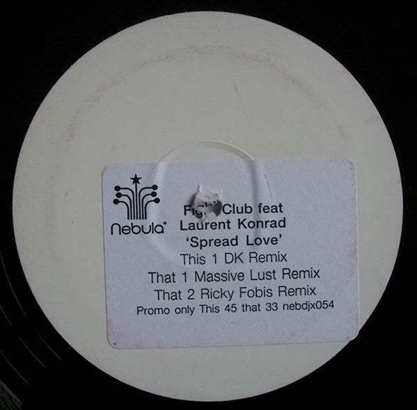 Fight Club Feat Laurent Konrad : Spread Love (12", Promo, W/Lbl, Sti)