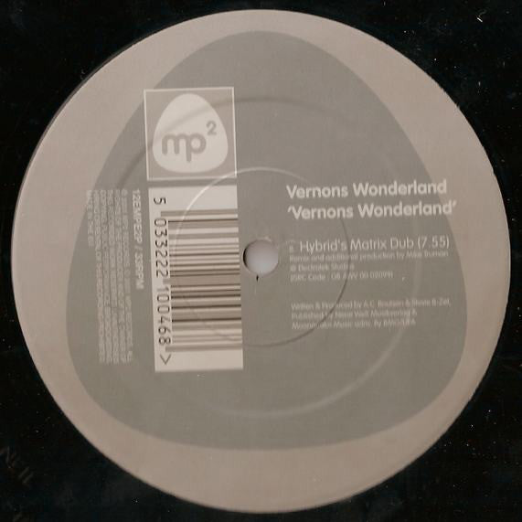 Vernons Wonderland* : Vernons Wonderland (12")