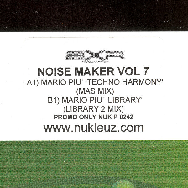 Mario Piu'* : Noise Maker Vol 7 (12", Comp, Promo)
