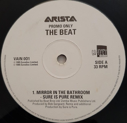 The Beat (2) : Mirror In The Bathroom (12", Promo)