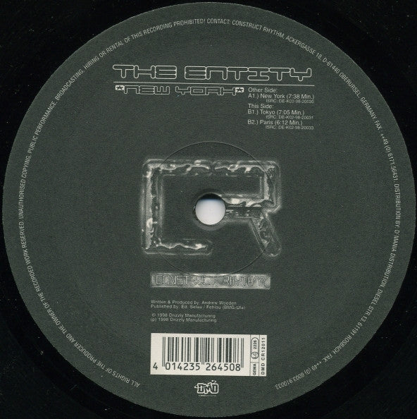 The Entity : New York (12")