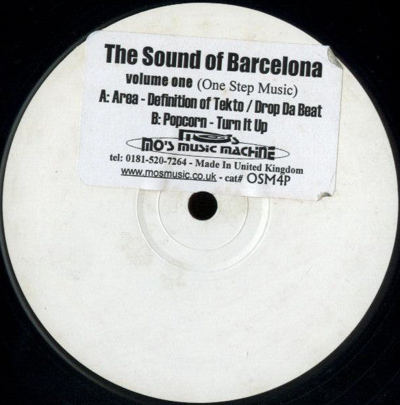 Various : The Sound Of Barcelona Volume 1 (12", Comp, W/Lbl, Sti)