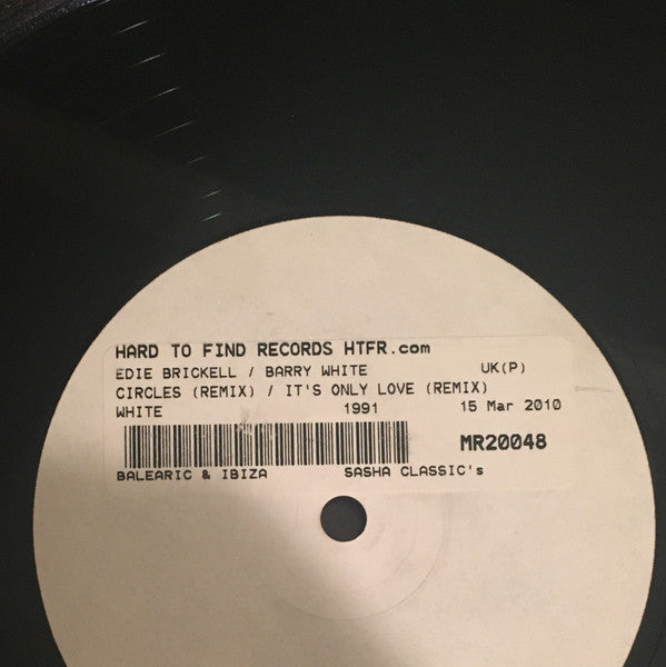 Edie Brickell / Barry White : Circles / It's Only Love (12", Unofficial, W/Lbl)