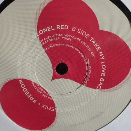Freedom Soundz Feat. Colonel Red : Take My Love Back (12")