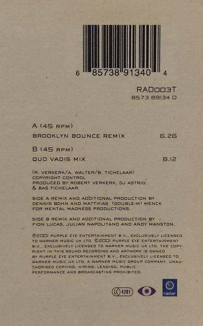 R.B.A. : No Alternative (12")