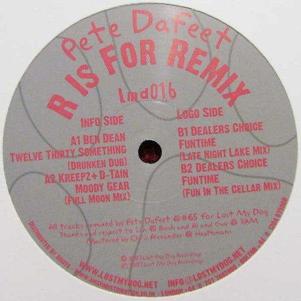 Various : R Is For Remix (12")