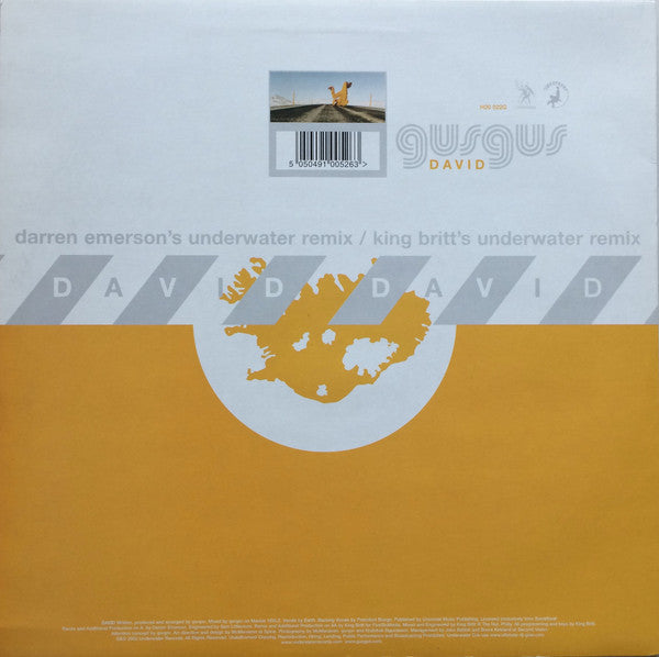 GusGus : David (12", Single)