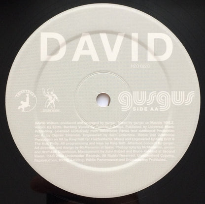 GusGus : David (12", Single)