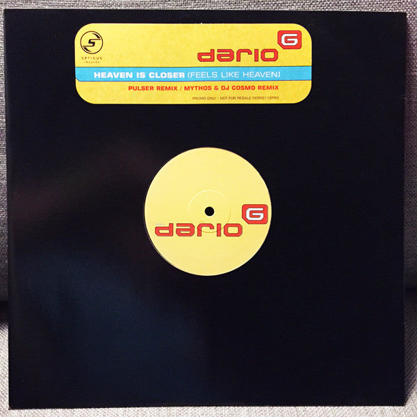 Dario G : Heaven Is Closer (Feels Like Heaven) (12", Single, Promo)