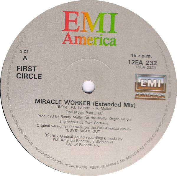First Circle : Miracle Worker (12")