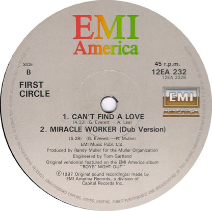 First Circle : Miracle Worker (12")