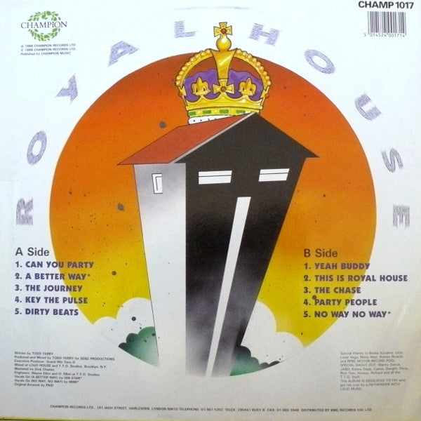 Royal House : Can You Party? - The Royal House Album (LP, Album)