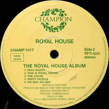 Royal House : Can You Party? - The Royal House Album (LP, Album)