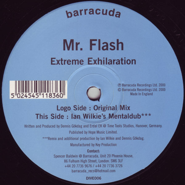 Mr. Flash (2) : Extreme Exhilaration (12")