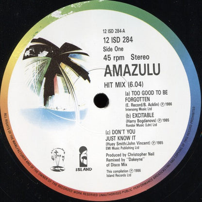 Amazulu : Too Good To Be Forgotten (2x12", Ltd)