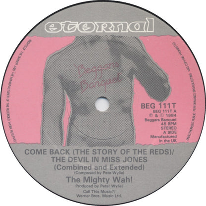 Wah! : Come Back (12", Single)