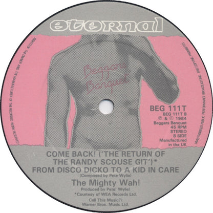 Wah! : Come Back (12", Single)