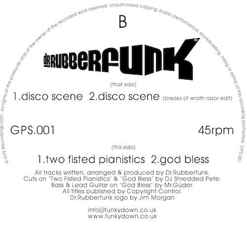 Dr. Rubberfunk : Disco Scene (12")