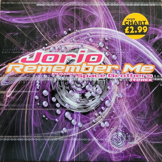 Jorio* Featuring Cyberdiva : Remember Me (12")