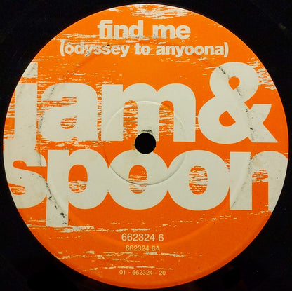 Jam & Spoon Featuring Plavka : Find Me (Odyssey To Anyoona) (12")