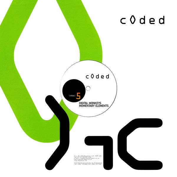Digital Monkeys : Momentary Elements (12")