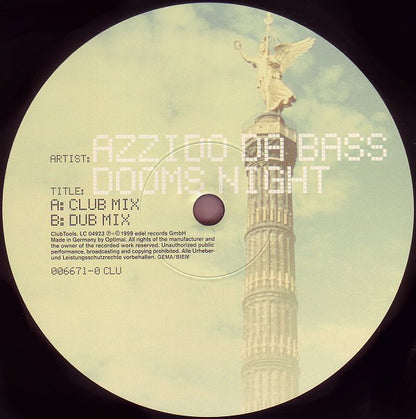 Azzido Da Bass : Dooms Night (12")
