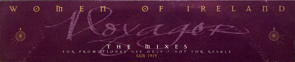 The Voyager (4) : Woman Of Ireland (The Mixes) (12", Promo)
