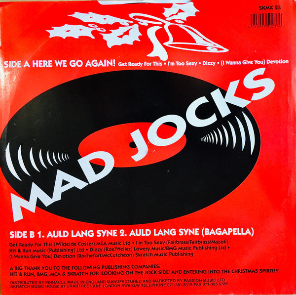 Mad Jocks Featuring Jockmaster B.A. : Here We Go Again! (12")