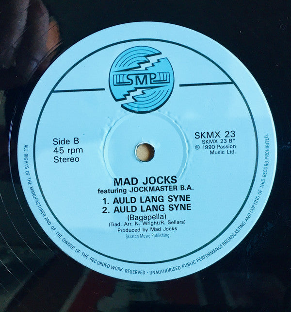 Mad Jocks Featuring Jockmaster B.A. : Here We Go Again! (12")