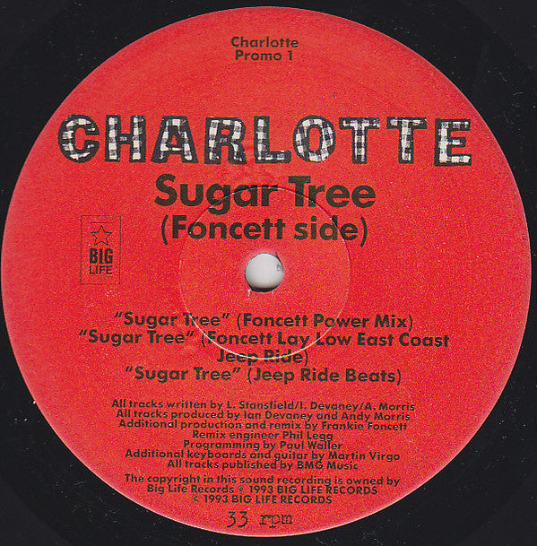 Charlotte : Sugar Tree (12", Promo)