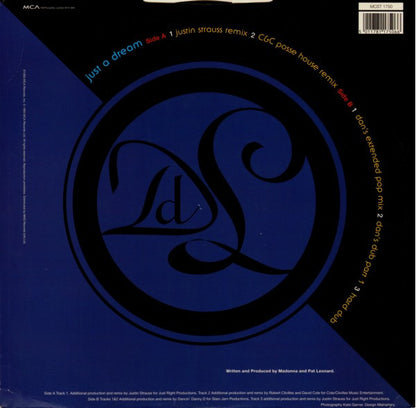 Donna de Lory : Just A Dream (12", Maxi)