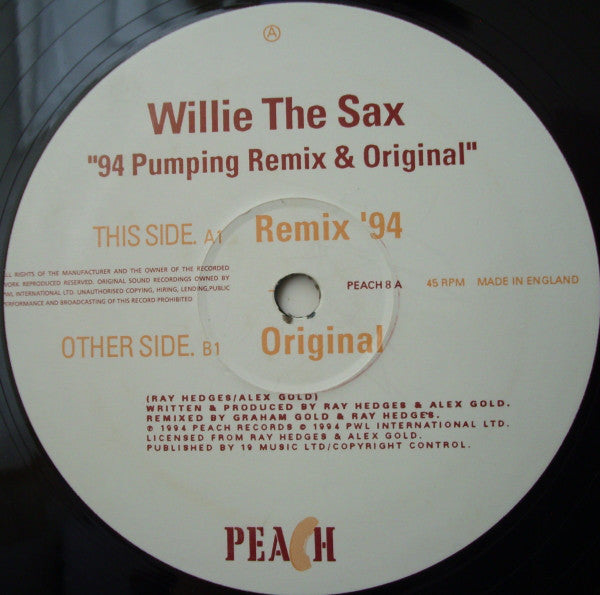 Willy The Sax : Willie The Sax (Round And Round) (12")