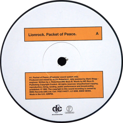 Lionrock : Packet Of Peace (12")