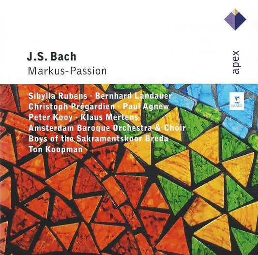 Johann Sebastian Bach - Ton Koopman, The Amsterdam Baroque Orchestra And Choir : Markus-Passion (2xCD, RE)