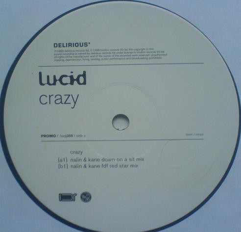 Lucid (45) : Crazy (12", Promo)