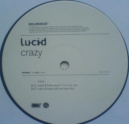Lucid (45) : Crazy (12", Promo)