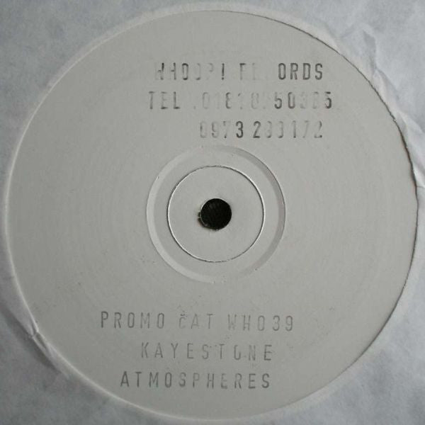 Kayestone : Atmospheres (12", Promo, W/Lbl)