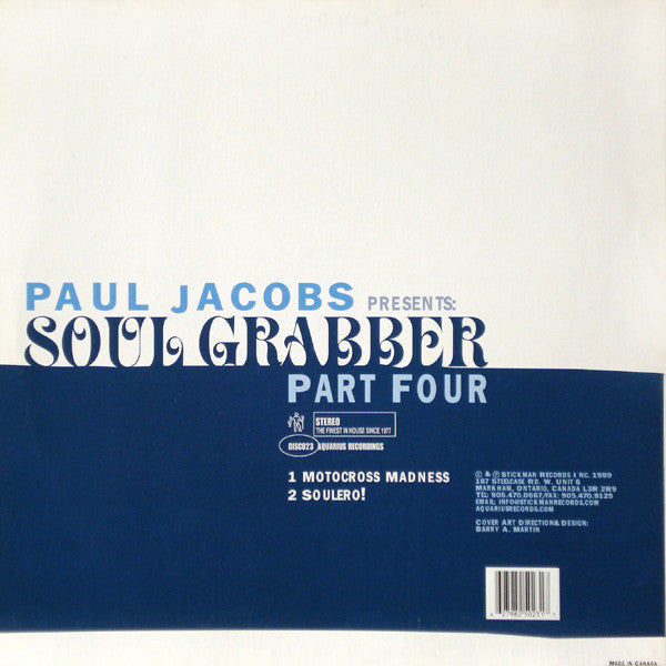 Paul Jacobs : Soul Grabber Part Four (12")